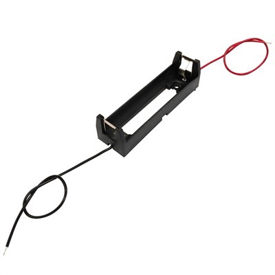 Circuit-Test-150-8650W- cou01, circuittest, 18650, battery holder, 1 cell, wire leads