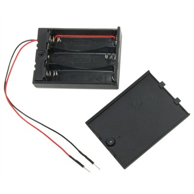 Circuit-Test-PW-3AA- AA battery holder with breadboard pins