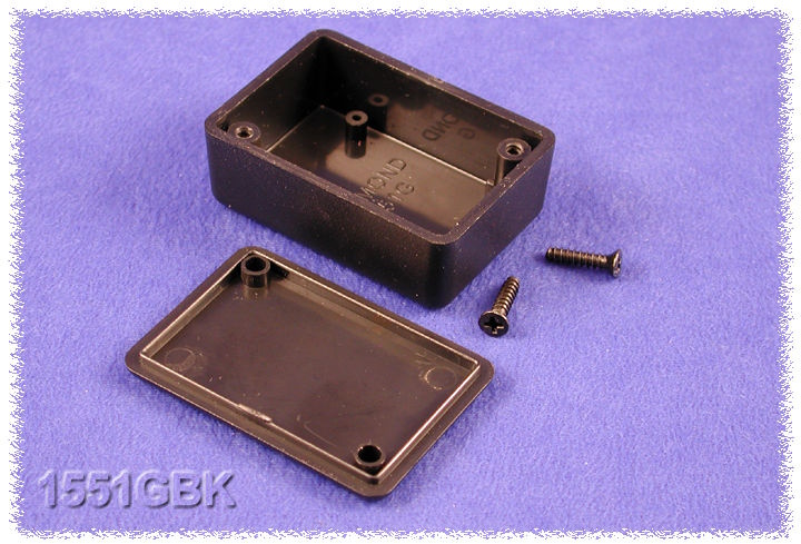 Hammond Manufacturing-1551GBK- hammond, ham01, hammond box,case, cases, plastic, abs