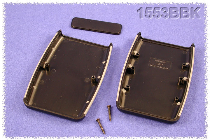 Hammond Manufacturing-1553BBK- hammond, ham01, hammond box,case, cases, plastic, abs