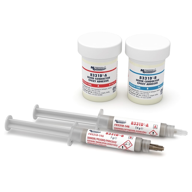 MG Chemicals-8331D-14G- mgc01,conductive adhesive, conductive glue, silver adhesive, electrical epoxy, silver epoxy adhesive