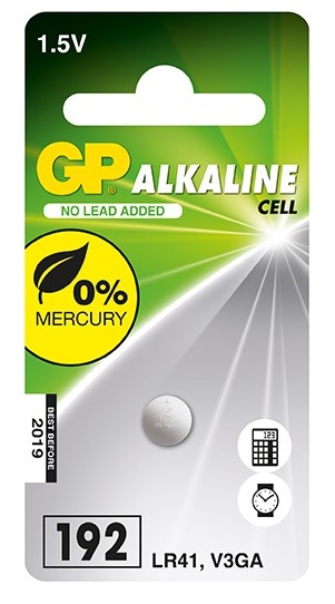 GP Batteries-192-Battery Pile LR41 V3GA 192