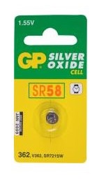 GP Batteries-362-280-29, 361/362, D361/362, SB-AK, SB-DK, SR58, SR721W, TR721SW, SR721SW, V362